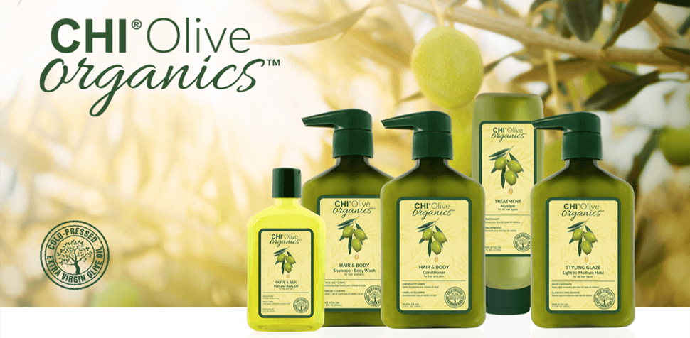 CHI Olive Organics Продукти за здрава и подхранена коса и кожа