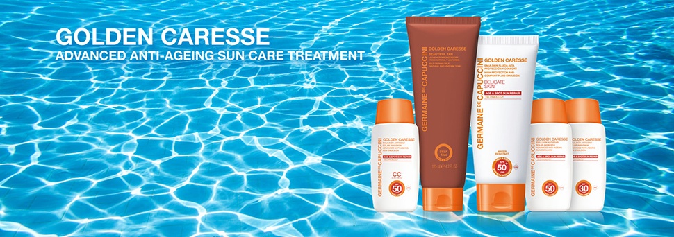 Golden Caresse Solar Line - Слънцезащитни продукти