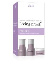 Комплект от шампоан, балсам и маска за суха и изтощена коса Living Proof Restore Travel Kit 2х60мл + 1х28гр.