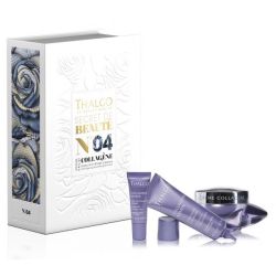 Промо пакет  от крем против бръчки, серум и рол-он, обогатени с колаген Thalgo Collagen Coffret Christmas Gift Sets