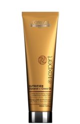 Подхранващ крем за изсушаване на суха коса с глицерин и кокосово масло LOréal Professionnel Nutrifier Blow Dry Cream 150ml