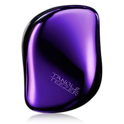 Иновативна луксозна професионална четка за коса Purple Dazzle от серията Compact Styler by Tangle Teezer