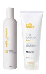 Хидратиращ комплект от шампоан и маска за къдрава коса milk shake Curl Passion