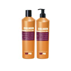 Комплект с колаген против стареене за слаба и порьозна коса KayPro Collagen Duo
