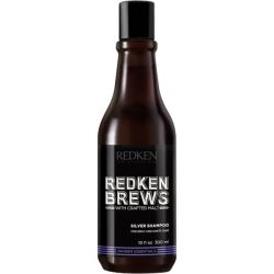 Сребърен шампоан за посивяла и бяла коса за мъже Redken Brews Men's Silver Shampoo 300ml