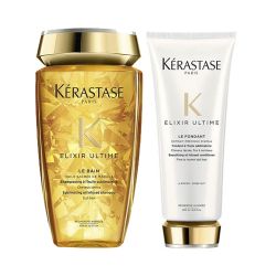 Комплект Шампоан и Балсам с натурални масла за фина коса Kerastase Elixir Ultime Duo