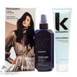 Комплект за възстановяване на много третирана коса Kevin Murphy Make It A Double+ Подарък 