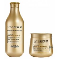 Моментално възстановяващ комплект за силно изтощена коса LOreal Professionnel Absolut Repair Lipidium 