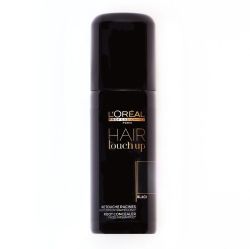 Спрей-коректор за корени и бели коси в черен цвят Loreal Professionnel Hair Touch Up Black 75ml 