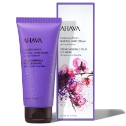 Крем за ръце с минерали от Мъртво море AHAVA Mineral Hand Cream Spring Blossom 100ml