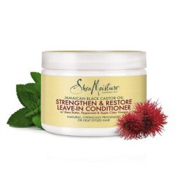 Натурален балсам без изплакване за възстановяване за боядисана коса Shea Moisture Jamaican Black Castor Oil Reparative Leave-In Conditioner 