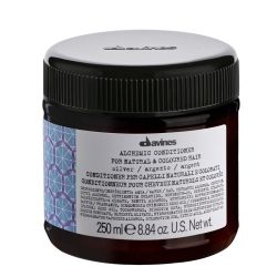 Подчертаващ цвета балсам на платинено руса или изсветлена коса Davines Alchemic conditioner Silver 250 мл