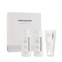 Травъл комплект за хидратиране на третирана коса Miriam Quevedo Glacial White Caviar Global Rejuvenation Set