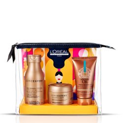 Комплект за път - шампоан, маска и термокрем за изтощена коса Loreal Travel Kit SE Absolut Repair
