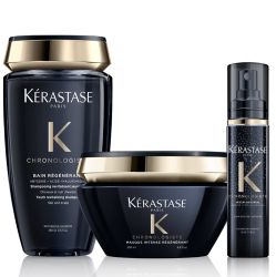 Луксозен подмладяващ комплект за коса и скалп Kerastase Chronologiste Shampoo + Mask + Serum