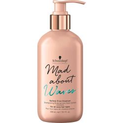 Безсулфатен шампоан за вълниста коса Schwarzkopf Professional Mad About Waves Sulfate Free Cleanser 300ml