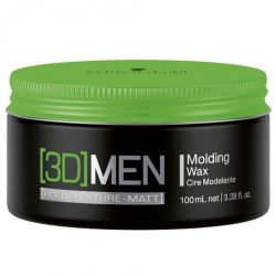 Оформяща вакса за блясък със силна фиксация за мъже Schwarzkopf Professional 3D MEN Molding Wax 100ml