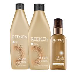Комплект за интензивно хидратиране на суха и изтощена коса REDKEN All Soft