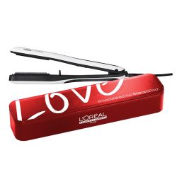 Преса с пара за изправяне на коса L`Oreal Professionnel Steampod Valentines - Limited Edition с кожен кейс