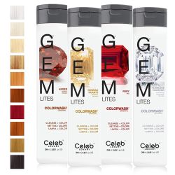 Оцветяващ шампоан за руса, червена и кестенява коса Celeb Gem Lites Colorwash 244ml