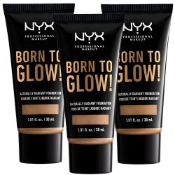 Озаряващ фон дьо тен със средно покритие NYX Born To Glow! Naturally Radiant