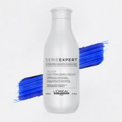 Матиращ балсам за премахване на нежелани жълти оттенъци L`Oreal  Professionnel Silver Neutralizing Cream 200ml