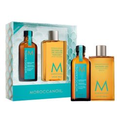 С подарък! Мароканско арганово масло за нормална към плътна коса Moroccanoil Treatment 100ml + Душ гел 250ml