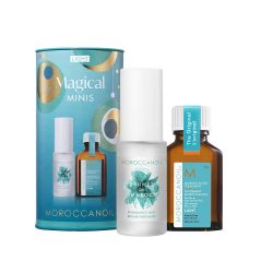 Комплект за подхранване с масло за тънка коса и ароматна мъгла Moroccanoil Magical Minis