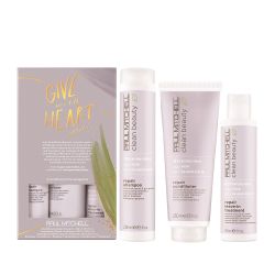 Комплект за увредена коса - шампоан балсам и терапия Paul Mitchell Clean Beuty Repair Kit