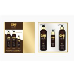 Лимитиран коледен подхранващ комплект за суха и увредена коса CHI Argan Holiday set