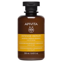 Подхранващ и възстановяващ шампоан за суха и увредена коса Apivita Nourish and Repair Shampoo 250ml