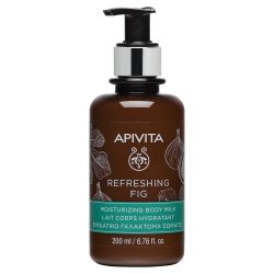 Хидратиращо и ревитализиращо мляко за тяло  Apivita Refreshing Fig Body Milk 200ml