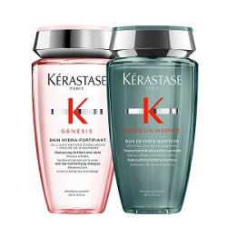 Комплект уплътняващи шампоани за тънка коса за жени и за мъже Kerastase Genesis Kit