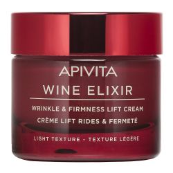 Лифтинг крем против бръчки за стягане - лека текстура Apivita WINE ELIXIR Wrinkle & Firmness Lift Cream - Light Texture 50 ml
