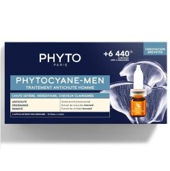 Терапия против прогресивен косопад при мъже Phyto PhytoCyane Men Treatment Progressive Hair Loss 12x3,5ml