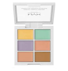 Палитра с коректори за лице NYX PROFESSIONAL MAKE UP CONCEAL CORRECT CONTOUR 9гр