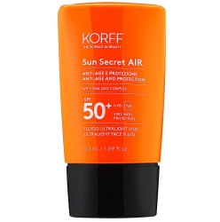 Слънцезащитен крем с флуидна текстура SPF 50+ KORFF SUN SECRET AIR 50ml