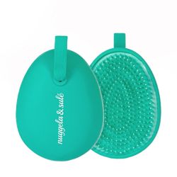 Иновативна четка за лесно разресване на косата NuggelaSule Tangle Tamer Brush Blue