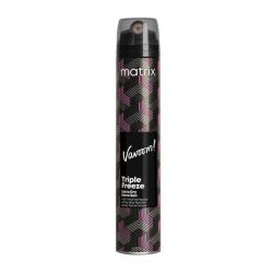 Лак за коса с екстремна фиксация за дълготраен обем Matrix Vavoom Triple Freeze Extra Dry Hairspray 300мл