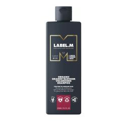 Органичен шампоан за обем и копринена коса с цвят от портокал label.m Organic Orange Blossom Volumising Shampoo 300ml