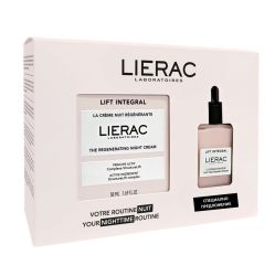 Възстановяващ нощен лифтинг крем за 50+ Lierac Lift Integral Night Cream 50ml + подарък Lift Integral серум 15мл