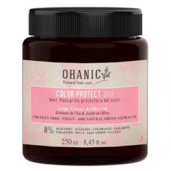 Маска 3в1 за защита на цвета подобряване на текстурата на косата Ohanic Color Protect 3in1 Mask 250 ml