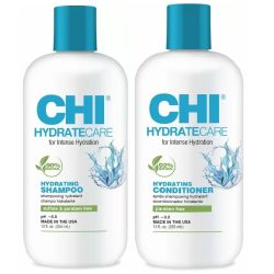 Хидратиращ комплект от шампоан и балсам за всеки тип коса CHI Care Hydrating 2х355ml
