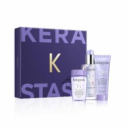 Лимитирана подаръчна кутия с продукти в размер за пътуване за руса коса Kerastase Blond Absolu Holiday 23