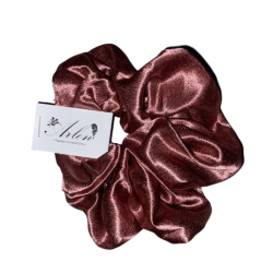 Сатенено скрънчи ластик за коса - Бордо Arlen.bg Scrunchie