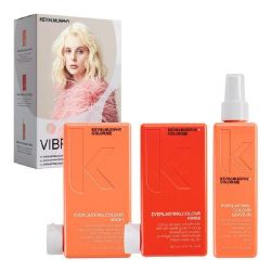 Подсилващ цвета и блясъка комплект за боядисана коса Kevin Murphy Vibrance Gift Box Trio