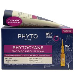 Комплект против реактивен косопад при жени Phyto PhytoCyane Reactional Hair Loss Set