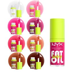 Хидратиращ гланц за устни с цвят и много блясък NYX Fat Oil Lip Drip