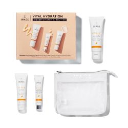 Комплект за дълготрайна хидратация на кожата с витамин С Image Skincare Vital Hydration 3-step Vitamin C Routine Travel Trial Kit