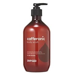Душ гел с кафе и пет вида хиалуронова киселина SNP prep Cafferonic Body Wash ' 500 ml